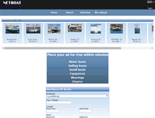 Tablet Screenshot of netboat.com